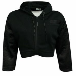 PUMA cropped hoodie zip up jacket